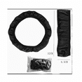 thumbnail image 3 of Funda Cubre Volante Deportivo Protector Antiderrapante Negro, 3 of 5