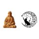 thumbnail image 1 of Decoración De Pared De Metal, Estatua Del Sagrado Corazón De Jesús, Coleccionable, Para Amantes De Los Gatos, Regalo Para Pasillo, Dormitorio, Oficina, Escritorio, Chimenea, Escultura De, 1 of 8