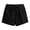 Black#women's lightweight gauze lounge shorts, variant on yardsong Gauze Shorts for Women Summer Lightweight Elastic Waist Drawstring Lounge Shorts Comfy Dressy Casual Beach Vacation Short Orange,S