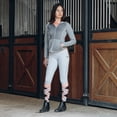 thumbnail image 3 of HORZE Alana Lightweight Checked Argyle Summer Horse Riding Equestrian Knee Socks, 3 of 4