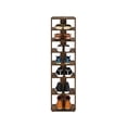 thumbnail image 6 of Furinno Compact 8-Tier Vertical Free Standing Shoe Tower in Shoe Rack Amber Pine, 6 of 6