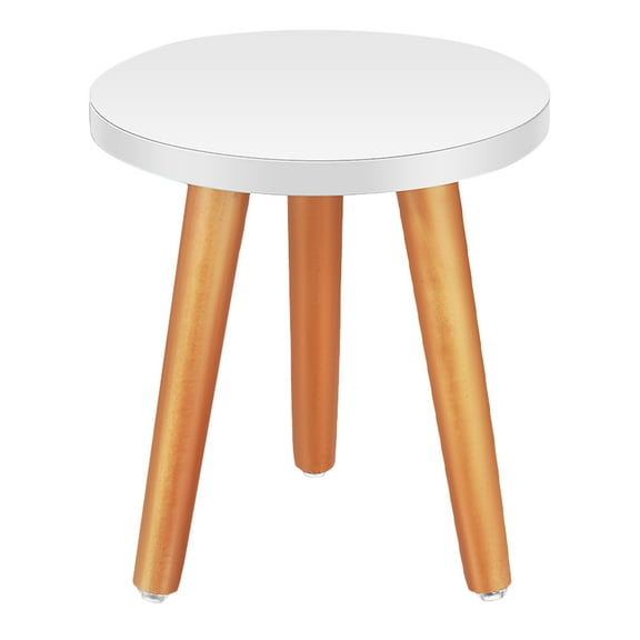 SOPOTUTU Natural Wood Flower Pot Holder Stool Planter Stand Indoor Outdoor Garden Decor 1 Set