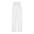 thumbnail image 6 of Corduroy Pants Women 2026 Trendy Elastic High Waist Drawstring Wide Straight Leg Lounge Pants with Pockets, 6 of 8