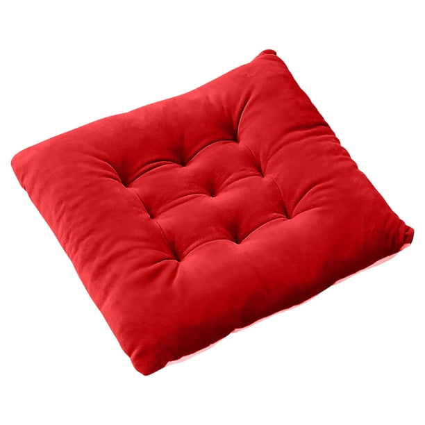 Cojín de asiento, cojín para glúteos para escritorio de oficina, acolchado grueso y suave para soporte y comodidad, cojín de taburete suave con correa segura para estudiantes, profesores y el hogar.