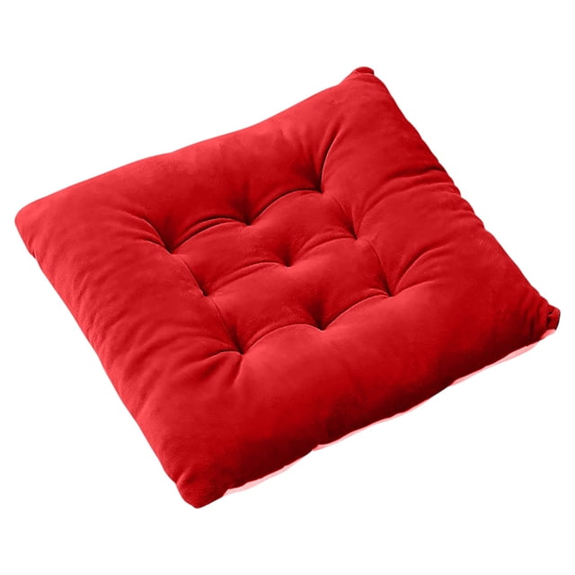Cojín de asiento, cojín para glúteos para escritorio de oficina, acolchado grueso y suave para soporte y comodidad, cojín de taburete suave con correa segura para estudiantes, profesores y el hogar.