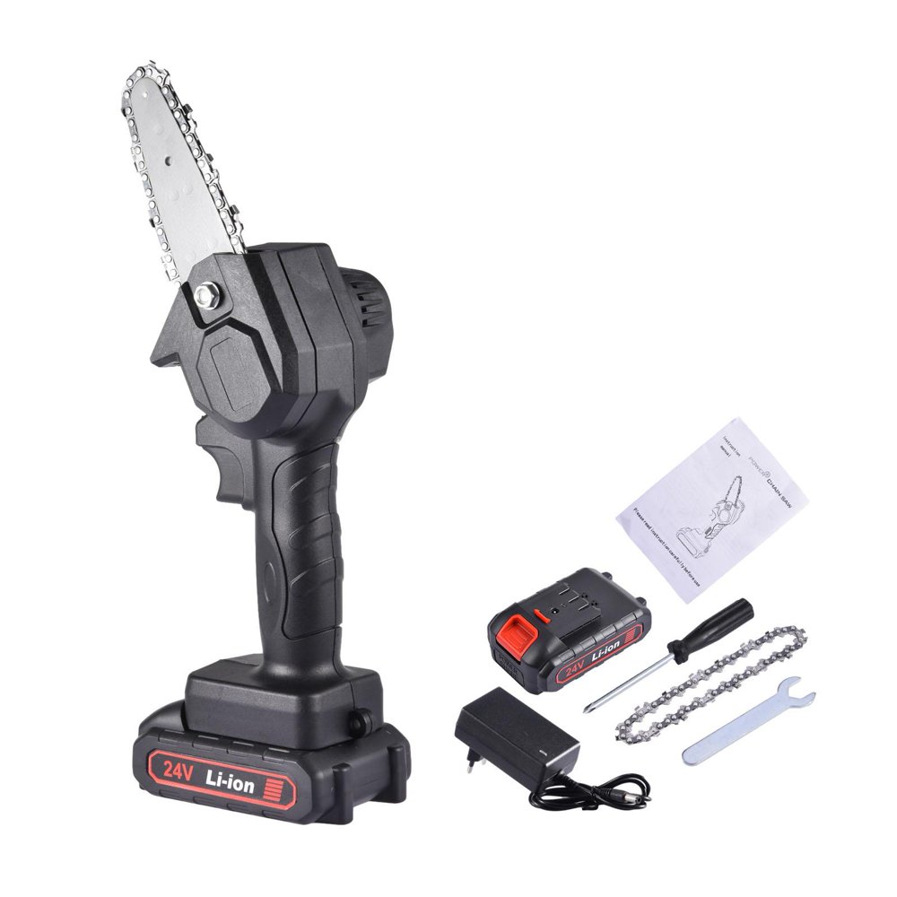 Mini Chainsaw 4 Inch Cordless Power Chain Saws Electric Saw Walmart