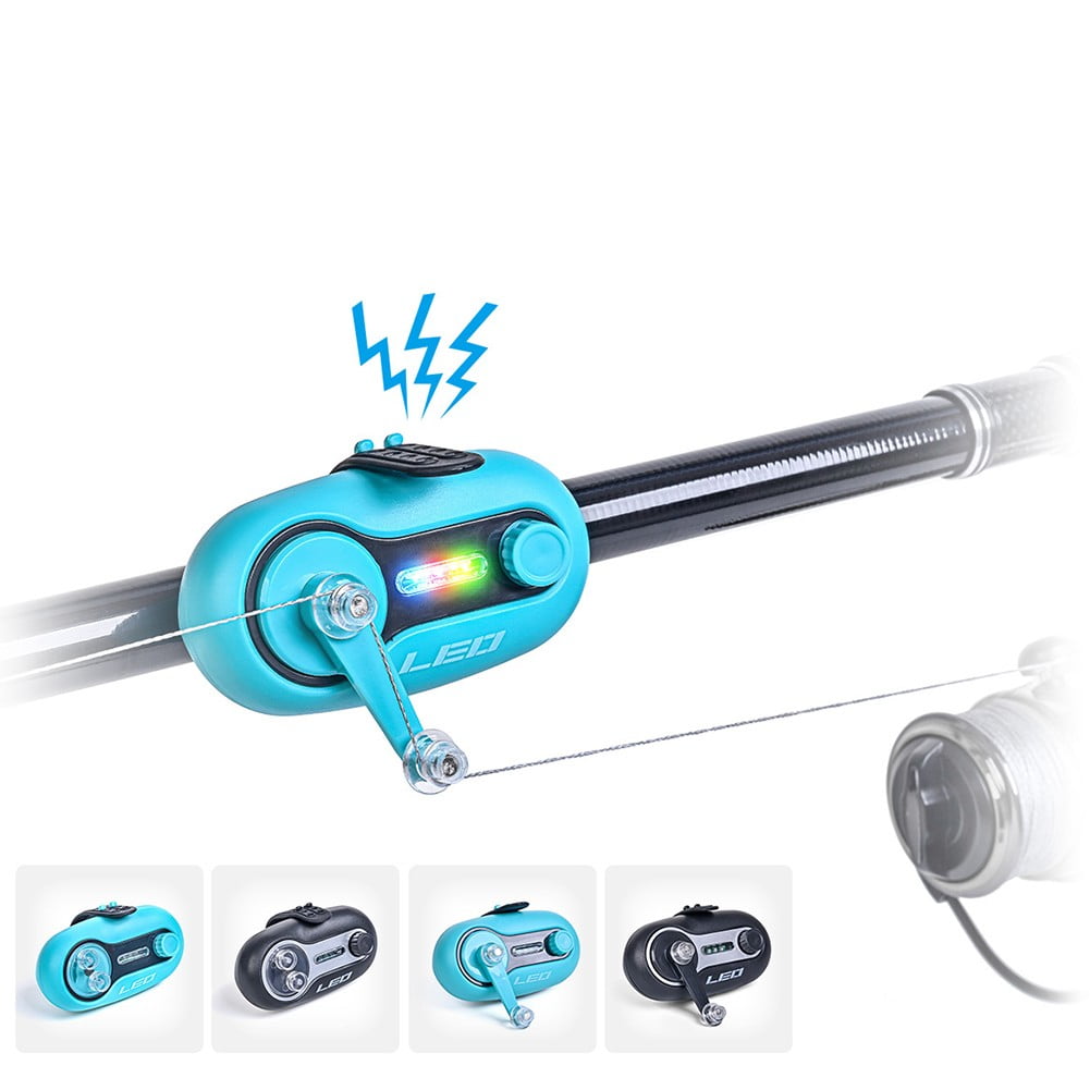 Goodhd Fishing Bite Alarm Rod LED Fishing Tackle Buzzer on Fish Rod with Loud  Siren 