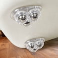 thumbnail image 5 of Self Adhesive Caster Wheels,Mini Swivel Wheels,Appliance Rollers for Kitchen,Mini Swivel Ball Casters,Universal Pulley for Furniture,Storage Bins,Computer Cases,Appliances,1.45X1.45 inch(Z1-Clear), 5 of 9