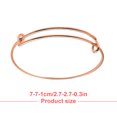 thumbnail image 2 of Bracelet Extensible Bracelet Extensible Fil Vierge Style Simple Manchette Mode Bijou Ornement de Main Délicat Bons Accessoires Or Rose, 2 of 6