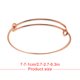 thumbnail image 5 of Brazalete Expansible Sweethay Alambre Blanco Joyería de Moda AP009123-03, 5 of 6