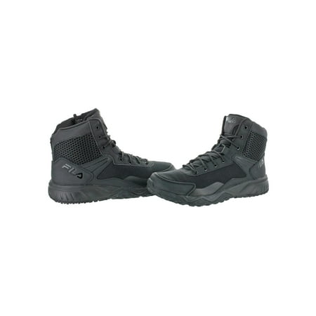 FILA - Fila Mens Chastizer Leather Side Zipper Tactical Boots - Walmart ...