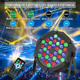 thumbnail image 2 of 2 Pack Cañón Led 36x1 Luces Audio Rítmico Multicolor Fiestas negro, 2 of 5