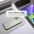 thumbnail image 3 of Desk Mat, Mouse Pad,Waterproof Desk Pad,Large Mouse pad for Desk, Leather Desk Pad Large for Keyboard and Mouse,Dual-Sided Mouse Mat for Office and Home (Dark Grey, 31.5" x 15.7"), 3 of 6