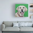 thumbnail image 3 of Hippie Hound Studios 'Yellow Lab Summer' Canvas Art, 3 of 3