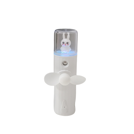 

Travel Humidifier Cute Rabbit Humidifier with Fan Lamp and Spray Suitable for Mother s Day Gifts and Any Festaval Gifts(White)