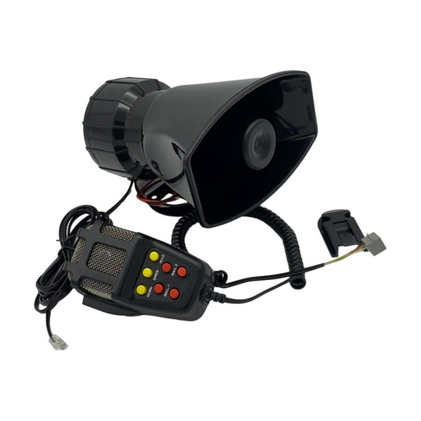 Bocina de sirena para coche, 7 tonos, modificación, larga distancia, duradera, para coche y camión. 24V