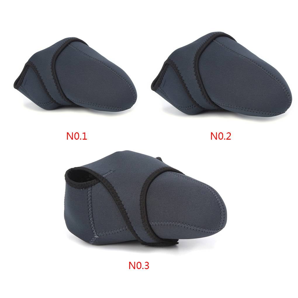 2 Soft Camera Sides Use Neoprene SLR DSLR Liner Case Easy Bag Sleeve Pouch Black 
