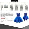 thumbnail image 7 of TiaoBug Infant Flower Girls Sequined Christening Baptism Dress Party Gown Royal Blue 4, 7 of 7