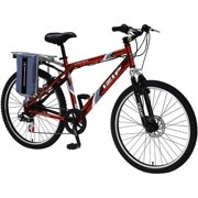 iZip Mountain Trailz Men's Electric Bike, Red
