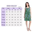 thumbnail image 4 of FORMRS Summer Dress for Women Loose U Neck Sleeveless Midi Beach Sundresses with Pockets, Blue Flowers Pattern, 4 of 8