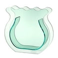 thumbnail image 1 of Florero para pecera transparente acrílico grueso suavizante simple moderno pecera pequeña para dormitorio de oficina familiar transparente verde, 1 of 10