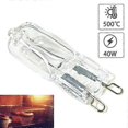 thumbnail image 2 of Halogen Bulb 40W G9 Pin for Oven and Refrigerator Fan Replacement, 2 of 5