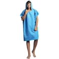 thumbnail image 3 of Hiturbo Microfiber Surf Poncho, Wetsuit changing Bath Robe, Quick Dry Pool Swim Beach Towel with Hood (Blue), 3 of 5
