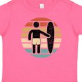 thumbnail image 4 of Inktastic Surfing Retro Sunset for Surfer Boys or Girls Toddler T-Shirt, 4 of 5