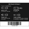 thumbnail image 2 of Wera 057433 Bit-Check 30 Wood 1 - PH, PZ and TX Insert Bit Set, 2 of 3