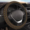 thumbnail image 4 of Kdxio Flowe Rooster Print Elastic Stretch Steering Wheel Cover,Auto Steering Wheel Cover,15 Inch Anti-Slip,Warm in Winter and Cool in Summer,Fit Suvs,Vans Cars,Trucks, 4 of 7