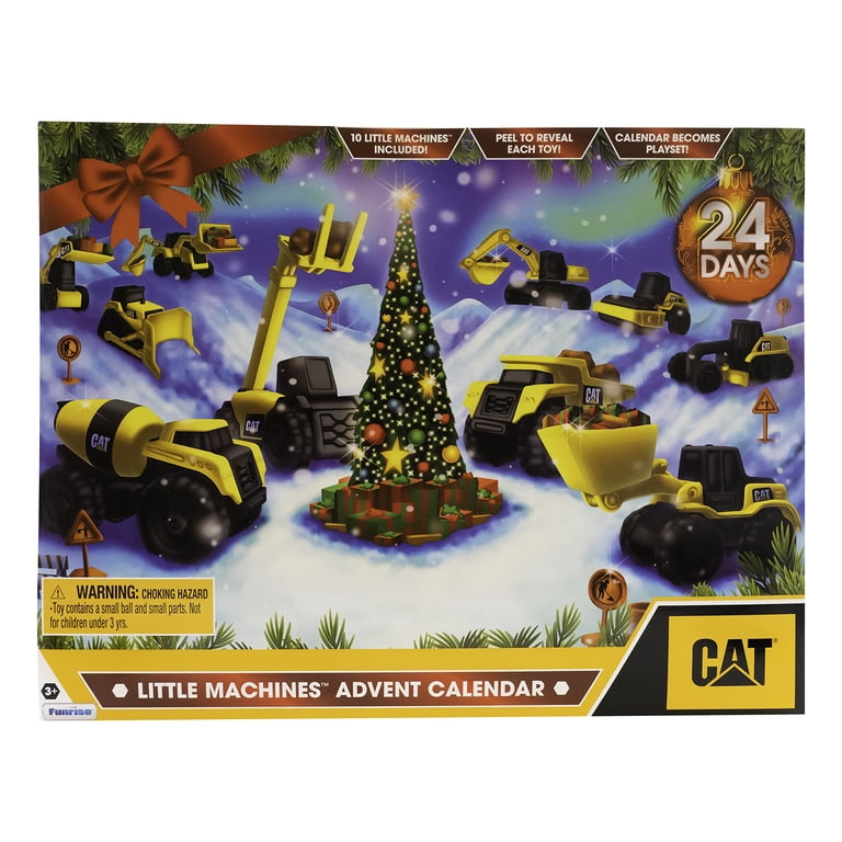 Funrise CAT Little Machines 2023 Advent Calendar, 24 Surprises