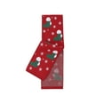 thumbnail image 2 of SUNSIOM Kids Christmas Tree/ Boot/ Deer Print Neckerchief Knitted Scarf, 2 of 6