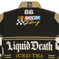 thumbnail image 7 of Men's JH Design Black NASCAR Liquid Death Full-Snap Twill Uniform Jacket, 7 of 7
