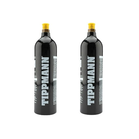 - Lot of 2 - Empire 24oz CO2 Paintball Tank - Soda Machine Bottle - Black