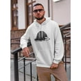 thumbnail image 2 of Echidna Sketch Hoodie Men -Image by Shutterstock, Male 3X-Large, 2 of 4