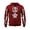 04 Red, variant on Gothic Skeleton Skeletal Print Hooded Pullover, Unisex Long Sleeve Sweatshirt for Halloween Trick or Treat & Themed Event