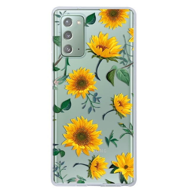 Funda para Galaxy Note 20 InstaCase Protector Antigolpes Case Flores Girasol