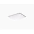 thumbnail image 1 of Kohler K-20000-0 Caxton Rectangle Undermount Bathroom Sink - White, 1 of 1