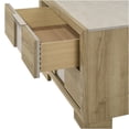 thumbnail image 2 of JERFIT 2-Drawer Nightstand, Driftwood Wood Bedside Table with Metal Pulls, Modern Bedroom Storage Cabinet, 2 of 5