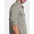 thumbnail image 4 of Ozark Trail Men's Fishing Shirt with Long Sleeves, Sizes S-4XLT, 4 of 6