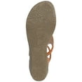 thumbnail image 6 of Journee Womens Trayle Wedge Back Heel Zip Sandals, Widths Available, 6 of 10