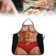 thumbnail image 1 of Delantal de Cocina ANGGREK Sarga Poliéster Patrón Muscular Divertido para Hombres y Mujeres, 1 of 8