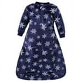 thumbnail image 3 of Hudson Baby Plush Long-Sleeve Sleeping Bag, Sack, Wearable Blanket, Navy Snowflake, 0-9 Months, 3 of 4