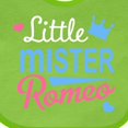 thumbnail image 4 of Inktastic Little Mister Romeo Boys Baby Bib, 4 of 4