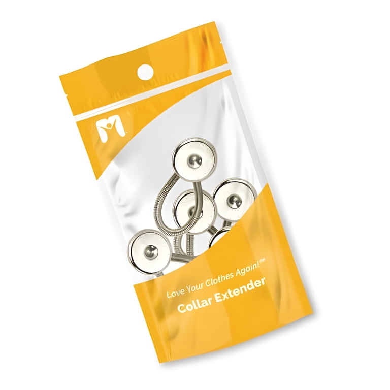 dress shirt collar extender walmart TUWAFE Collar Extenders for Mens Shirts,36 Pcs Shirt Collar Button Extenders,Comfortable Soft Elastic Expand Tight Neck Relief,Dress Shirt Pants Button Extensions Set for Dress Shirts