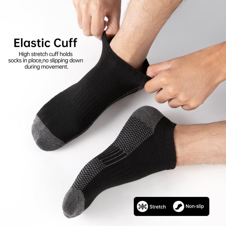 Cooplus Men's Athletic Ankle Socks 10-Pack photo 7
