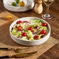 thumbnail image 4 of Famiware Star 8.1" Pasta Bowls, Large Dinner Bowls Set of 4, Matte White, 4 of 7
