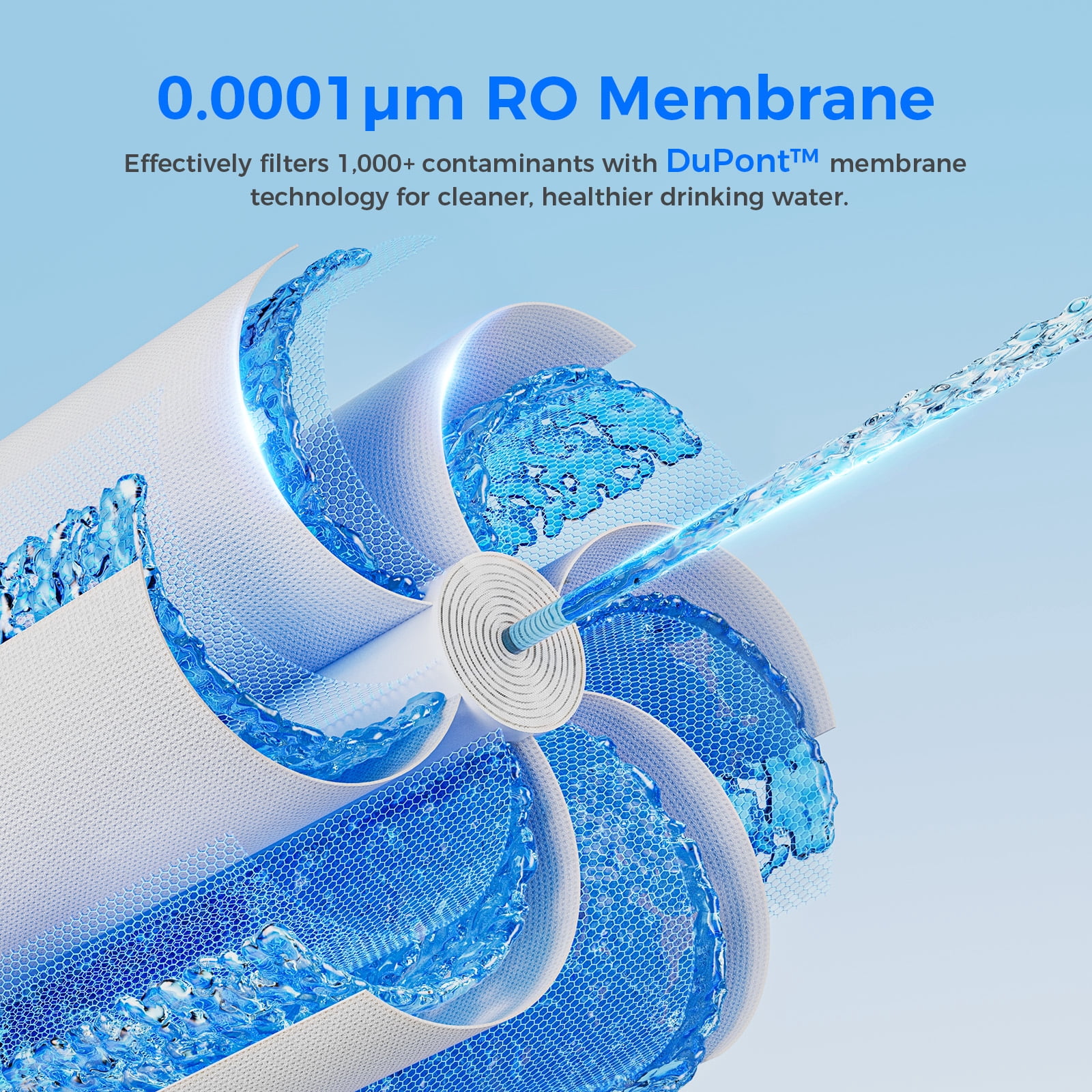 800G Undersink RO Water Purifier with 9-Stage Filtration, TDS Meter, and 5 Sec/8oz Fill Speed Hydrofast UB200T