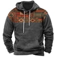 thumbnail image 3 of Sudadera con capucha y estampado vintage para hombre, estilo étnico, para otoño e invierno, ropa informal de gran tamaño para hombre, jersey de calle diario, 3 of 5