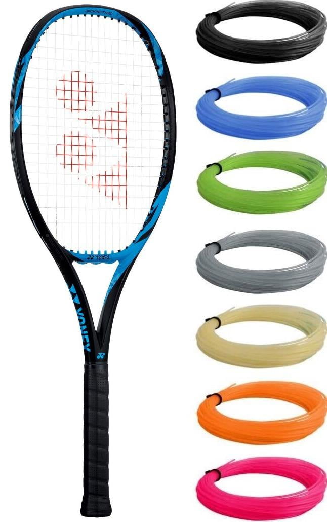 4 1/2" Grip Deep Blue Tennis Racquet Strung with... Details about   YONEX EZONE 100 Plus 